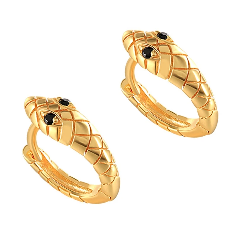 95AB Snake Huggie Earring Snake Charm Small Hoop Earring Snake Drop Dangle Earring Punk Snake Stud Earring for Women Men
95AB Snake Huggie Earring Snake Charm Small Hoop Earring Snake Drop Dangle Earring Punk Snake Stud Earring for Women Men