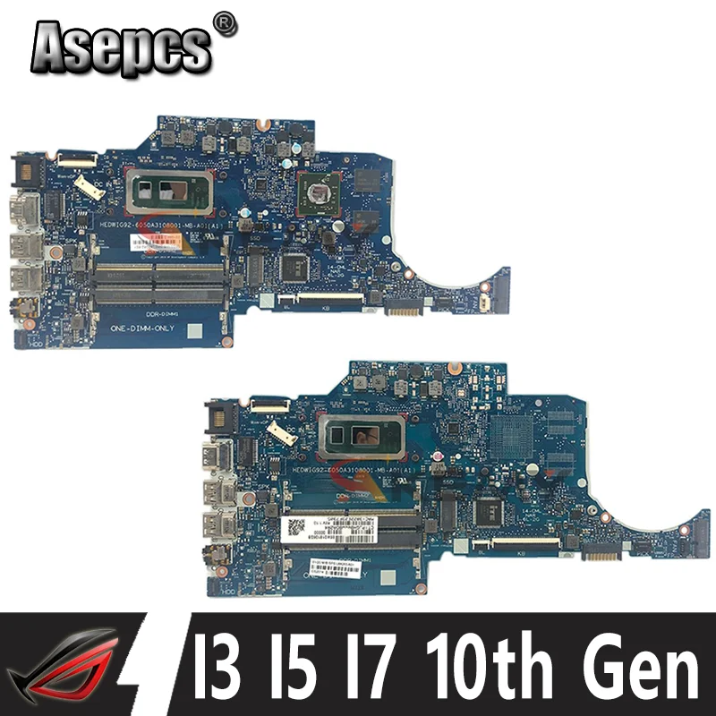 

For HP 14-CK 14-CF 14-CR 14S-CF 14S-CR 240 G7 laptop motherboard mainboard 6050A3108001 motherboard I3 I5 I7 10th Gen CPU V2G