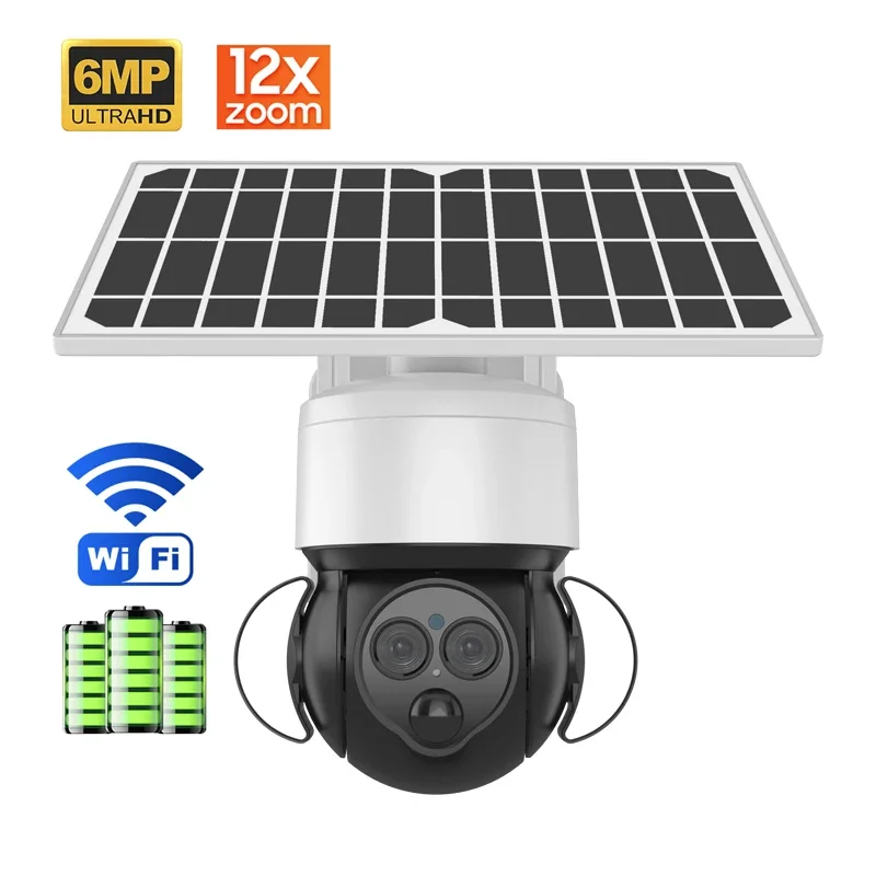 6MP 4G WiFi Solar Surveillance Camera IP Camera WiFi Solar 4G Pan Tilt 360°View Spotlight Video Camera Support Night Vision
6MP 4G WiFi Solar Surveillance Camera IP Camera WiFi Solar 4G Pan Tilt 360°View Spotlight Video Camera Support Night Vision