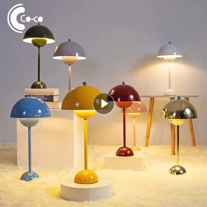 LED Nordic Luminary Bedside Desk Lamp Rechargable Mushroom Bedroom Table Decoration Night Table Lamp Night Lights For Indoor 
LED Nordic Luminary Bedside Desk Lamp Rechargable Mushroom Bedroom Table Decoration Night Table Lamp Night Lights For Indoor