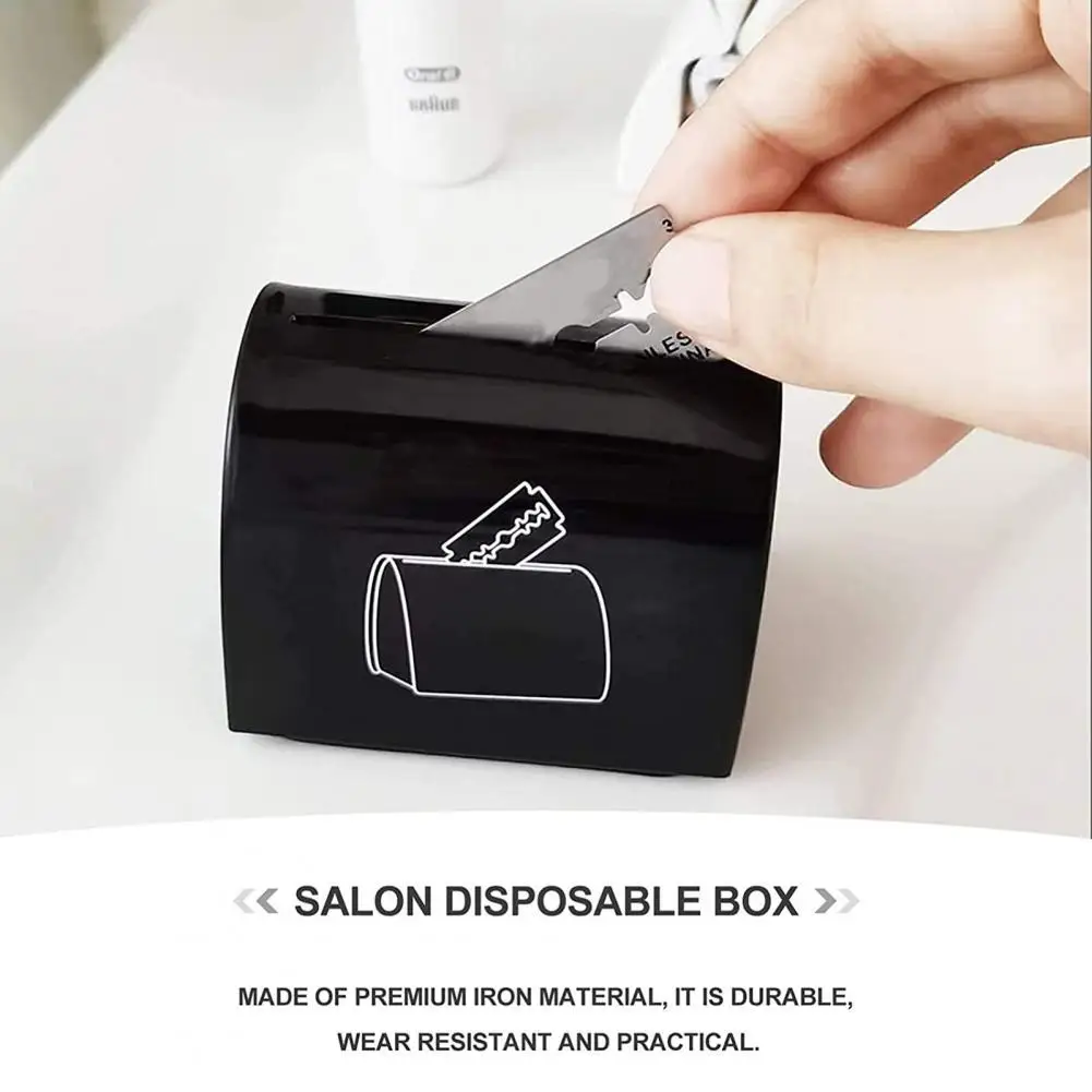 Blades Disposal Case Razor Blades Print Dust Proof Storage Tool Delicate Razor Blades Bank for Salon
Blades Disposal Case Razor Blades Print Dust Proof Storage Tool Delicate Razor Blades Bank for Salon