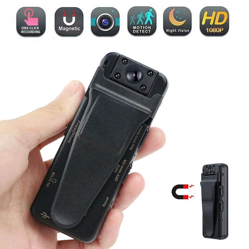 

A8Z Mini DVR Small DV Camcorder Camara Body Wearable Mini Digital Camera Motion Detection Loop Recording Video