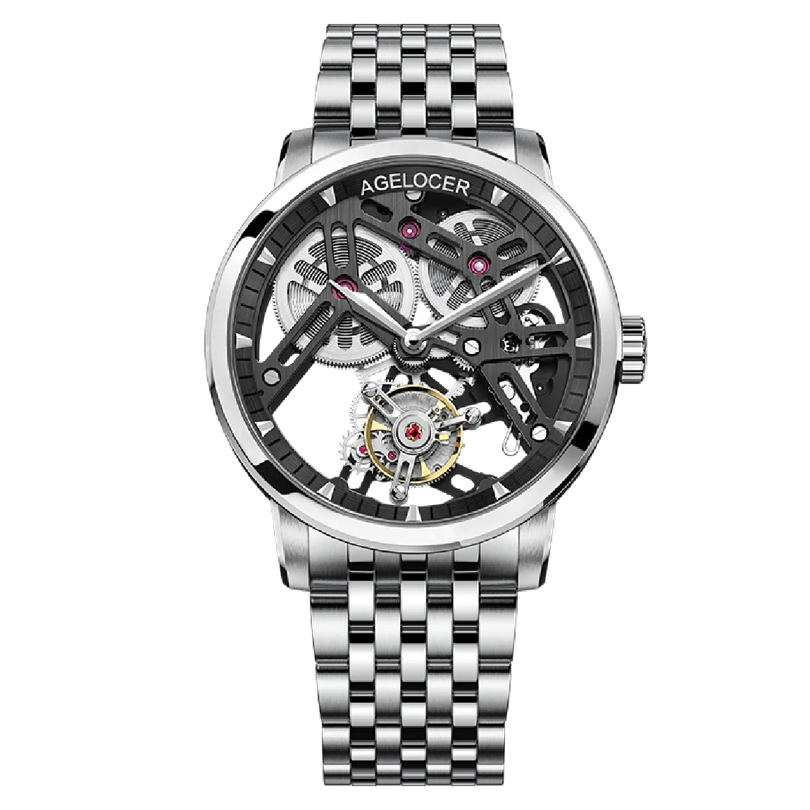 AGELOCER Hollow Flying Tourbillon Men Watch Mens Mechanical Watches Tourbillon Skeleton Watch Men Relogio Masculino
AGELOCER Hollow Flying Tourbillon Men Watch Mens Mechanical Watches Tourbillon Skeleton Watch Men Relogio Masculino