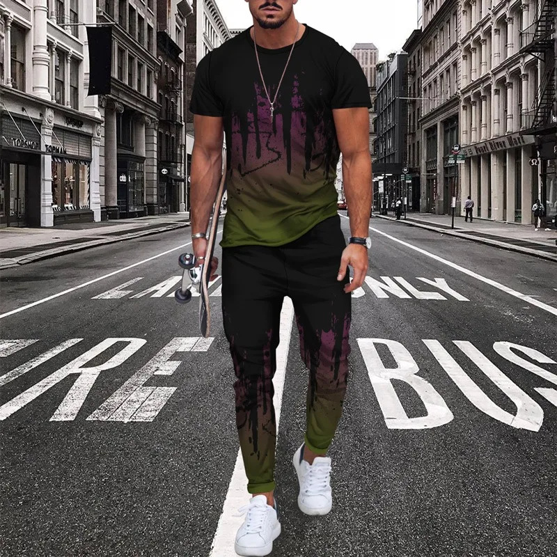 2022 Autumn Vintage Men's Oversized Set Short Sleeve T Shirt Long Pants Outfits Casual Quick-drying T-shirt High Quality Clothes
2022 Autumn Vintage Men's Oversized Set Short Sleeve T Shirt Long Pants Outfits Casual Quick-drying T-shirt High Quality Clothes