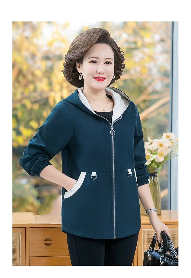 Spring And Autumn Casual Ladies Short Elegant Fashion Solid Color Windbreaker 2022 New Hooded Embroidered Spring And Autumn Tops
Spring And Autumn Casual Ladies Short Elegant Fashion Solid Color Windbreaker 2022 New Hooded Embroidered Spring And Autumn Tops
