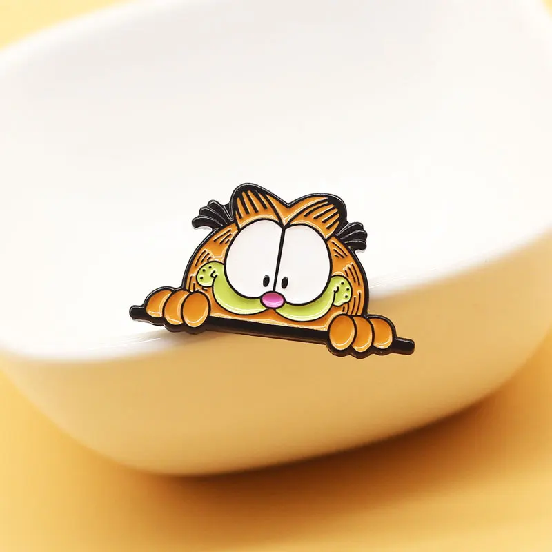 Cartoon Animation Garfield Brooch Cute Clothes Hat Metal Accessories Personality Student Badge Creative Backpack Decoration
Cartoon Animation Garfield Brooch Cute Clothes Hat Metal Accessories Personality Student Badge Creative Backpack Decoration