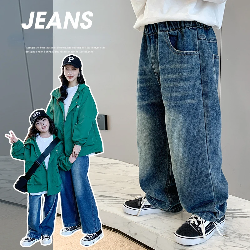 2022 Autumn Family Look Clothes Mom Dad And Son Daughter Jeans Men's Boys Pants Fashion Korean Children Denim Trousers Clothing 
2022 Autumn Family Look Clothes Mom Dad And Son Daughter Jeans Men's Boys Pants Fashion Korean Children Denim Trousers Clothing