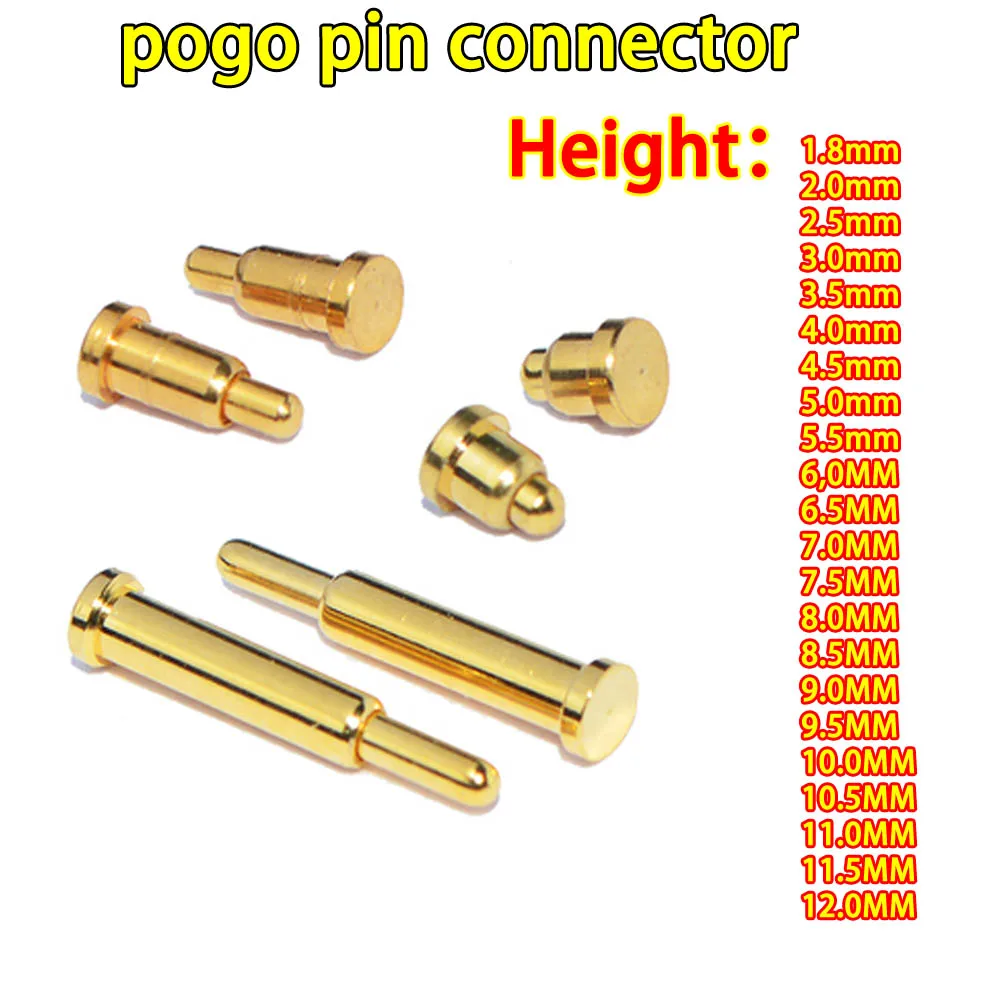 100pc 1A Spring Loaded pogopin connector Battery spring Loaded Contact SMD needle PCB 1.8mm 2 3 4 5 6 7 8 9 10 11 12mm Test Prob
100pc 1A Spring Loaded pogopin connector Battery spring Loaded Contact SMD needle PCB 1.8mm 2 3 4 5 6 7 8 9 10 11 12mm Test Prob