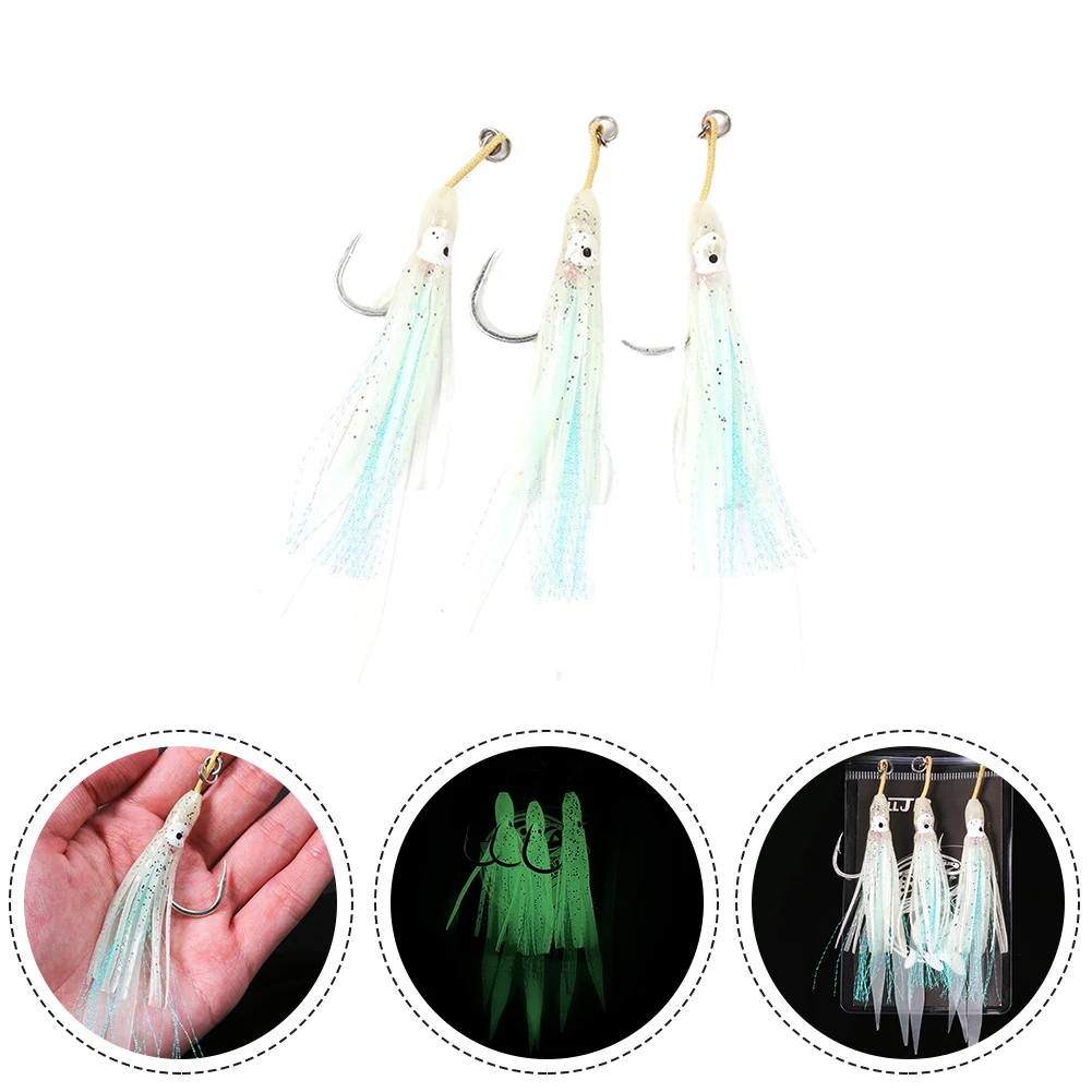 Luminous Squid Hook Bionic Octopus Hook Octopus Hook Iron Hook 5.5cm 3/0 5/0 7/0 7cm Squid Fishing Lures Hook Pesca Iscas
Luminous Squid Hook Bionic Octopus Hook Octopus Hook Iron Hook 5.5cm 3/0 5/0 7/0 7cm Squid Fishing Lures Hook Pesca Iscas
