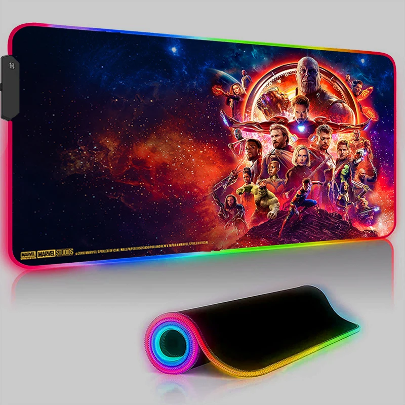RGB LED Gaming Mouse Pad The Avengers Office Accessories Rug Computer Desk Accessories Xxl Mouse Mat Anti-skid Laptop Game Mats
RGB LED Gaming Mouse Pad The Avengers Office Accessories Rug Computer Desk Accessories Xxl Mouse Mat Anti-skid Laptop Game Mats