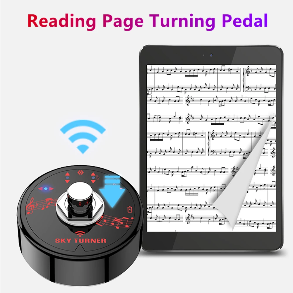 Universal Portable Wireless Reading Page Turning Pedal For Guitar Violin Piano Wireless Turn Page 15M Transmission USB Cable
Universal Portable Wireless Reading Page Turning Pedal For Guitar Violin Piano Wireless Turn Page 15M Transmission USB Cable