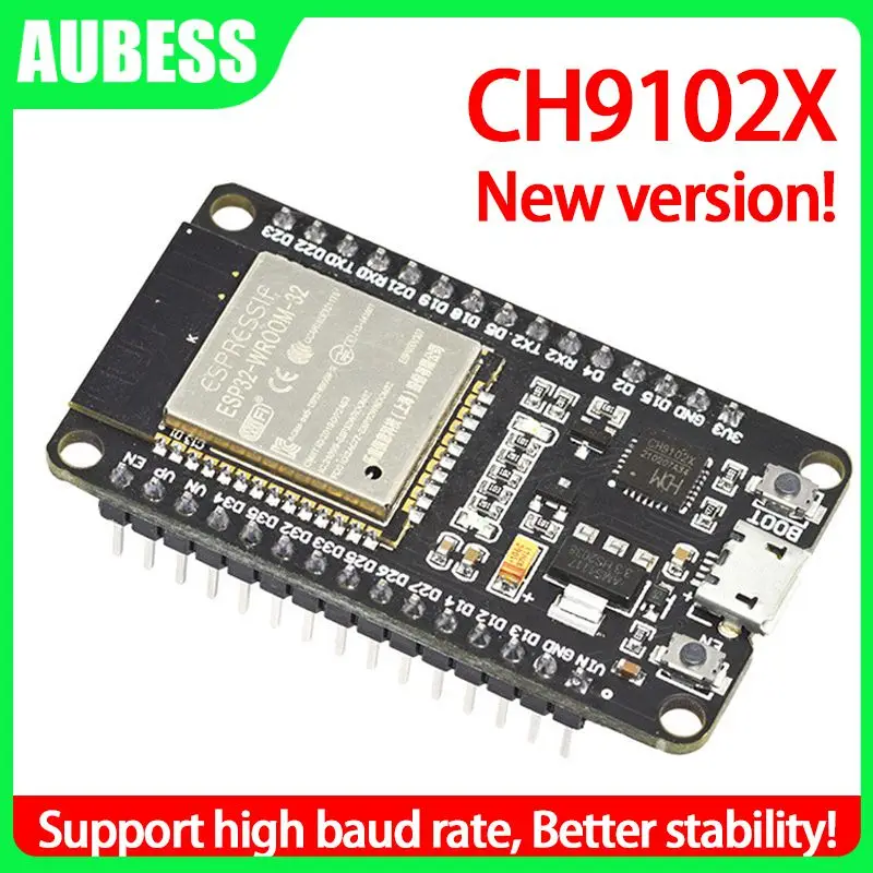 С Esp32 Wifi Esp 32 2,4 ghz Rf Esp32 Esp32 Esp-wroom-32 Ch9102x двухъядерный 1pc макетная плата Wifi Safe
С Esp32 Wifi Esp 32 2,4 ghz Rf Esp32 Esp32 Esp-wroom-32 Ch9102x двухъядерный 1pc макетная плата Wifi Safe