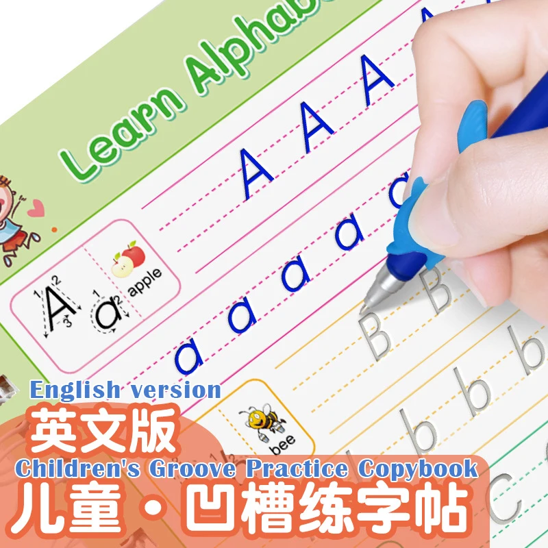 5 Books Reusable Children Copybook Learning Math Calligraphy Numbers Handwriting for Kids Word Calligraphic Letter Practice Toy
5 Books Reusable Children Copybook Learning Math Calligraphy Numbers Handwriting for Kids Word Calligraphic Letter Practice Toy
