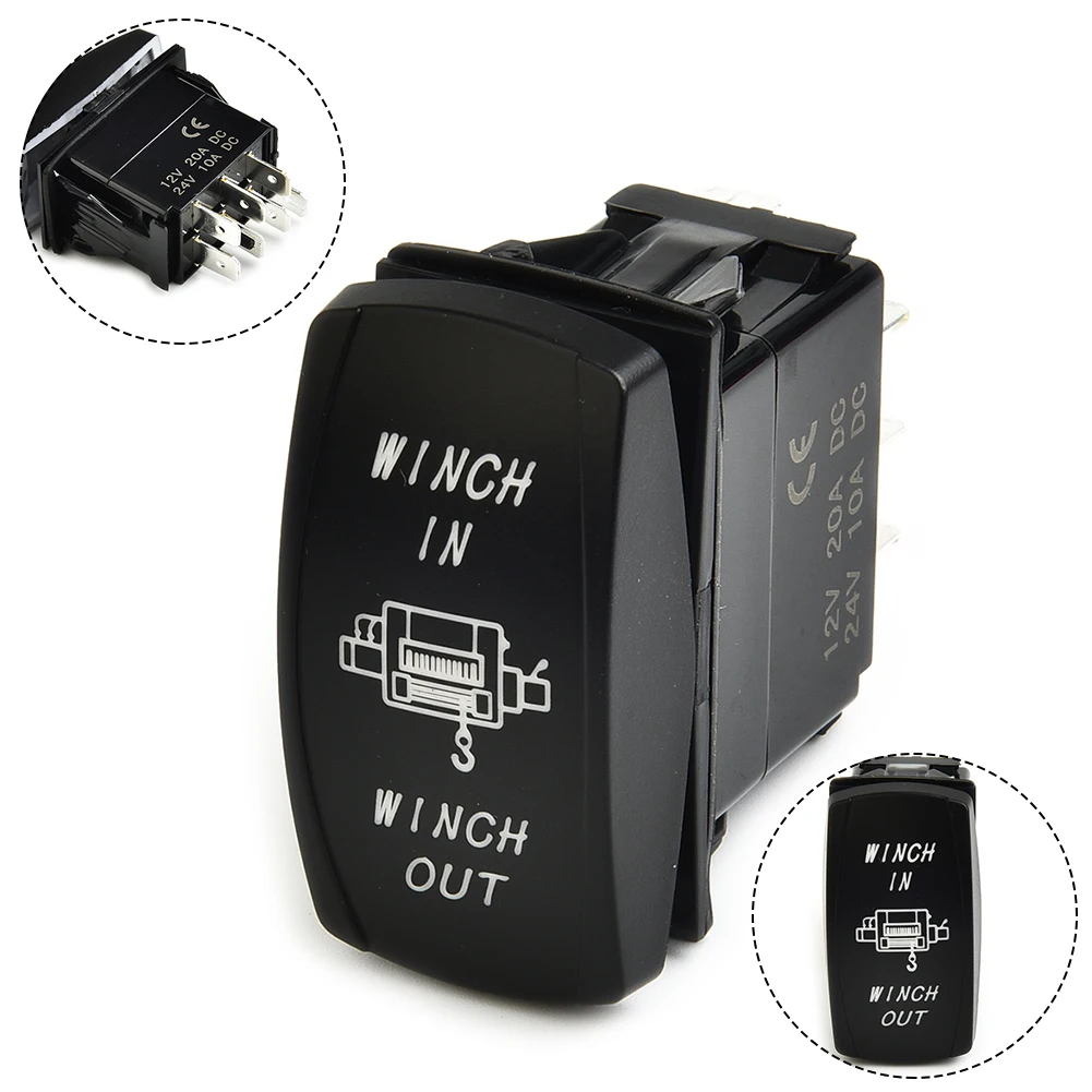12V 7-Pin Car Winch In Out Switch Rocker LED For Jeep Polaris UTV Truck Boat Car Switches Relays Replacement For Off Road Yacht
12V 7-Pin Car Winch In Out Switch Rocker LED For Jeep Polaris UTV Truck Boat Car Switches Relays Replacement For Off Road Yacht