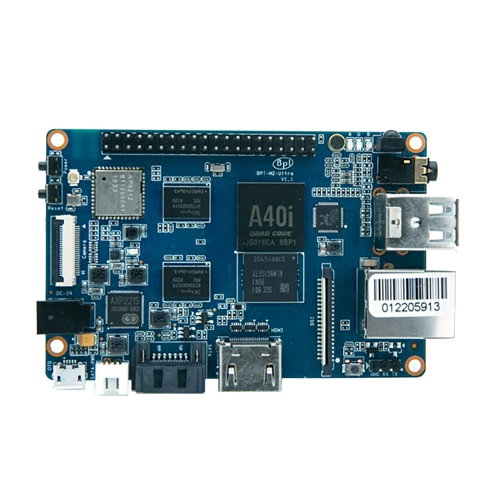 For Banana Pi BPI M2 Ultra Quad Core A40I 2G DDR3 SDRAM+Onboard 8G EMMC Flash Development Board with WIFI+BT4.0+SATA
For Banana Pi BPI M2 Ultra Quad Core A40I 2G DDR3 SDRAM+Onboard 8G EMMC Flash Development Board with WIFI+BT4.0+SATA