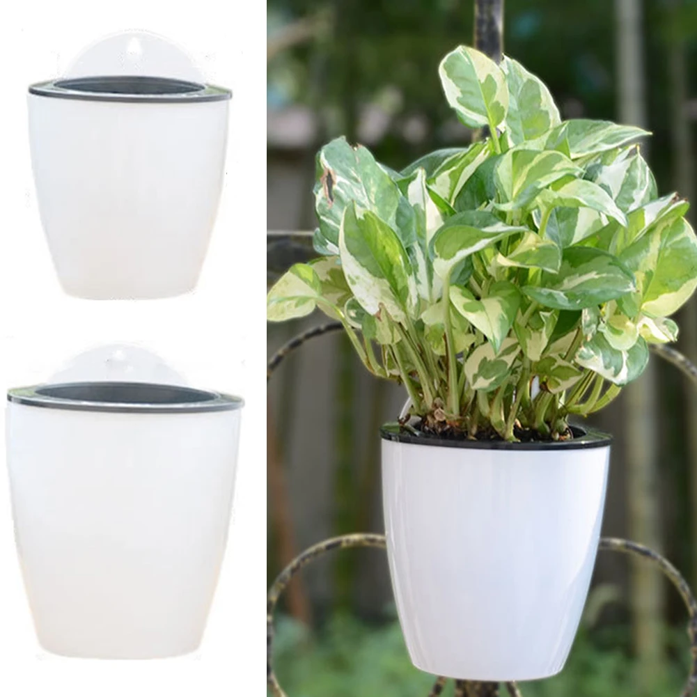 Durable Hanging Flowerpot Gardening Garden Home Wall Portable Resin Round Self Watering Transparent White Lazy
Durable Hanging Flowerpot Gardening Garden Home Wall Portable Resin Round Self Watering Transparent White Lazy