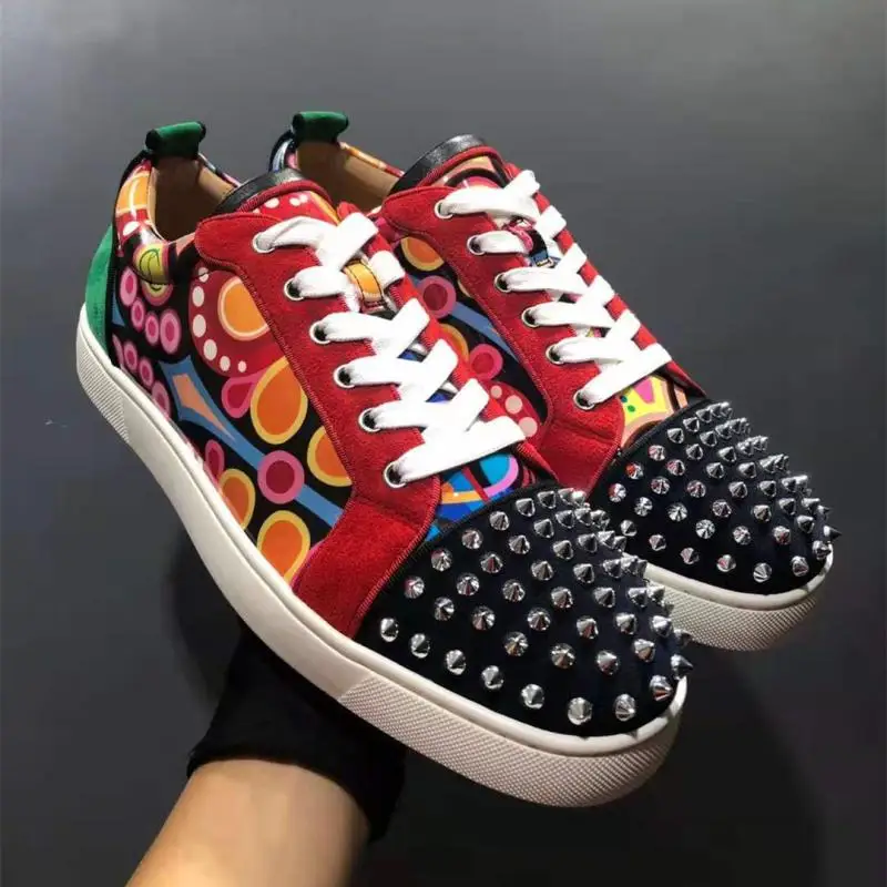 Luxury Shoes Red Bottom Shoes Low Top Men's Shoes Lace Up Casual Couple Shoes Sneakers
Luxury Shoes Red Bottom Shoes Low Top Men's Shoes Lace Up Casual Couple Shoes Sneakers