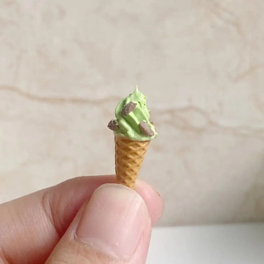 Delicate Doll House Cone Fine Workmanship Kitchen Accessories Miniature Foods Toys for Indoor Dollhouse Ice Cream
Delicate Doll House Cone Fine Workmanship Kitchen Accessories Miniature Foods Toys for Indoor Dollhouse Ice Cream