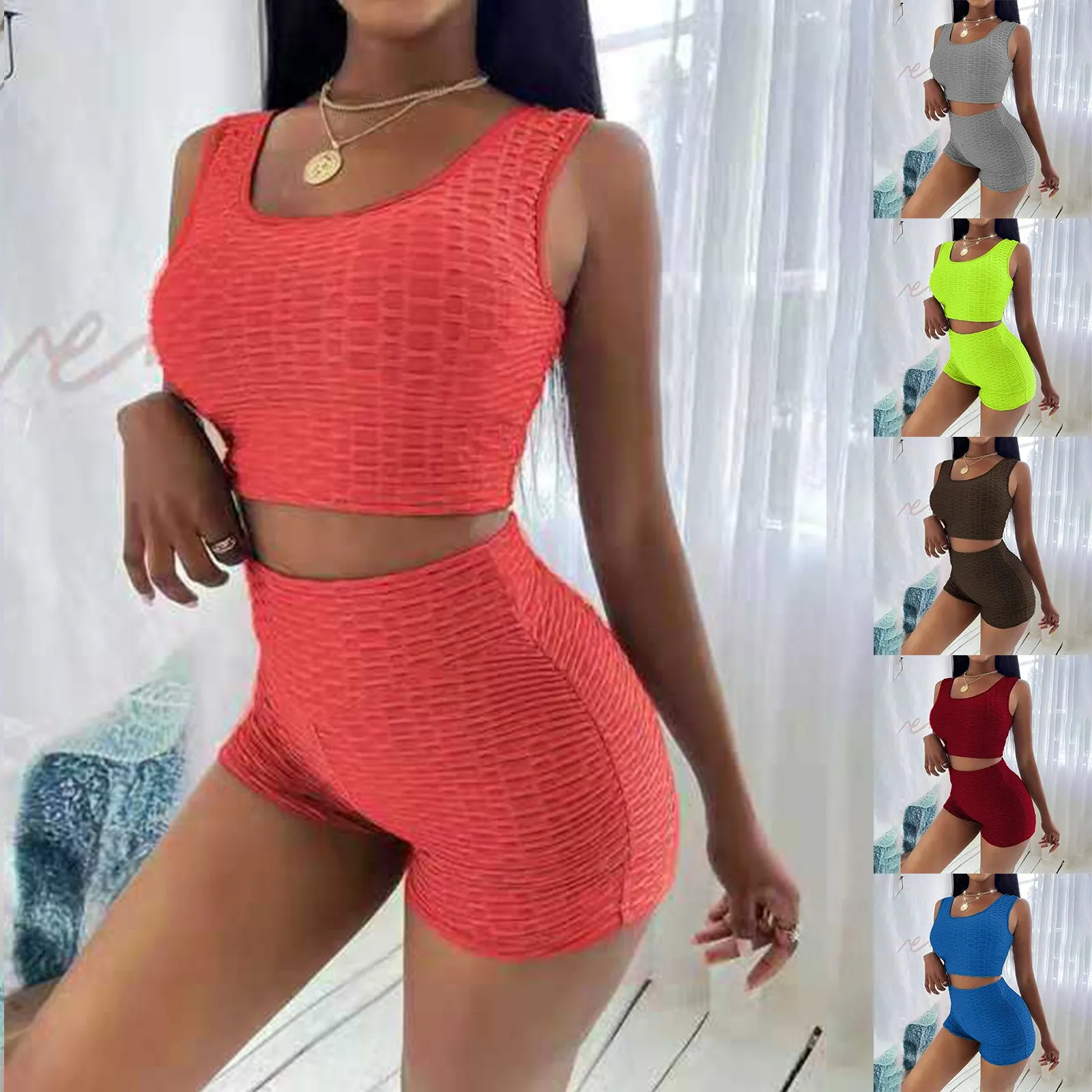 Seamless Women Gym Set Sports Bra Push Up Shorts Solid Colour Yoga Set Sports Wear For Women Gym Clothing Girl Sports Suit
Seamless Women Gym Set Sports Bra Push Up Shorts Solid Colour Yoga Set Sports Wear For Women Gym Clothing Girl Sports Suit