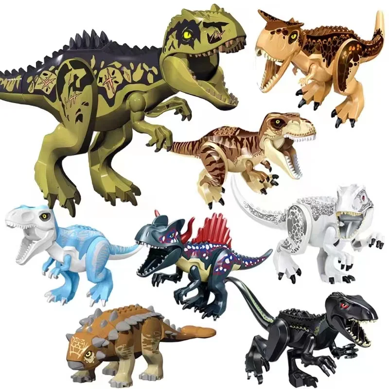 

59 Types Big Size Jurassic World Park Dinosaurs Figures Bricks Assemble Building Blocks Toys Tyrannosaurus Rex For Children Gift