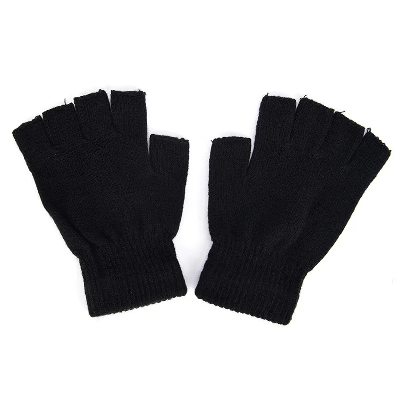 Winter Outdoor Riding Warm Gloves Wool Knitted Wristband Cotton Gloves Black Half Finger Men and Women Adult Fingerless Gloves
Winter Outdoor Riding Warm Gloves Wool Knitted Wristband Cotton Gloves Black Half Finger Men and Women Adult Fingerless Gloves