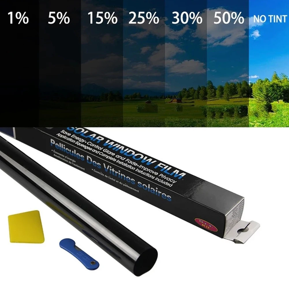 50x300cm Black Car Window Foils Privacy Sun Blocking Anti UV Window Tint Opaque Window Film Sticker For Car Bedroom Restroom
50x300cm Black Car Window Foils Privacy Sun Blocking Anti UV Window Tint Opaque Window Film Sticker For Car Bedroom Restroom