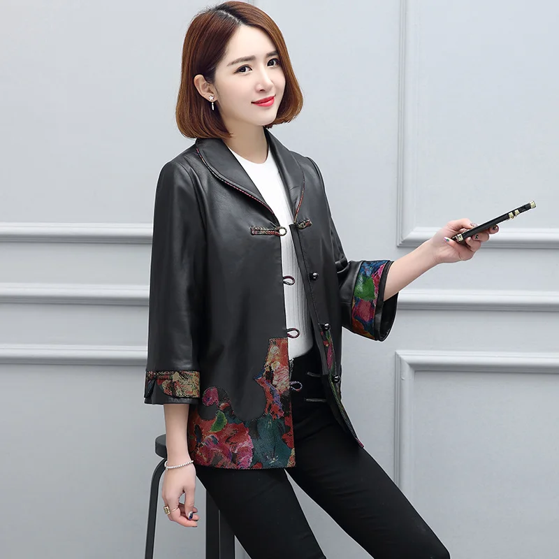 2023 Real Genuine Leather Jacket Women Clothes Spring Autumn Vintage Korean Elegant Sheepskin Coat clothes Veste Femme ND1506
2023 Real Genuine Leather Jacket Women Clothes Spring Autumn Vintage Korean Elegant Sheepskin Coat clothes Veste Femme ND1506