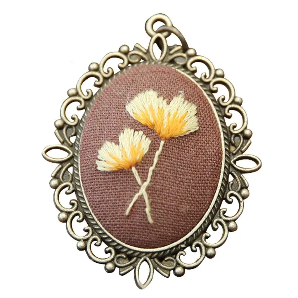 Beginner Embroidery Kit Hand Sewing Stitching Pendants Necklace DIY Cross Stitch Ornament Tool
Beginner Embroidery Kit Hand Sewing Stitching Pendants Necklace DIY Cross Stitch Ornament Tool