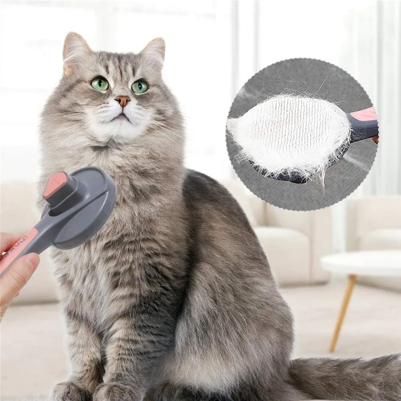 Pet Cat Hair Self Cleaning Comb Shedding Combs Button Needle Massage Combs Dog Remover Take Out Hairs Brush Grooming Supplies
Pet Cat Hair Self Cleaning Comb Shedding Combs Button Needle Massage Combs Dog Remover Take Out Hairs Brush Grooming Supplies