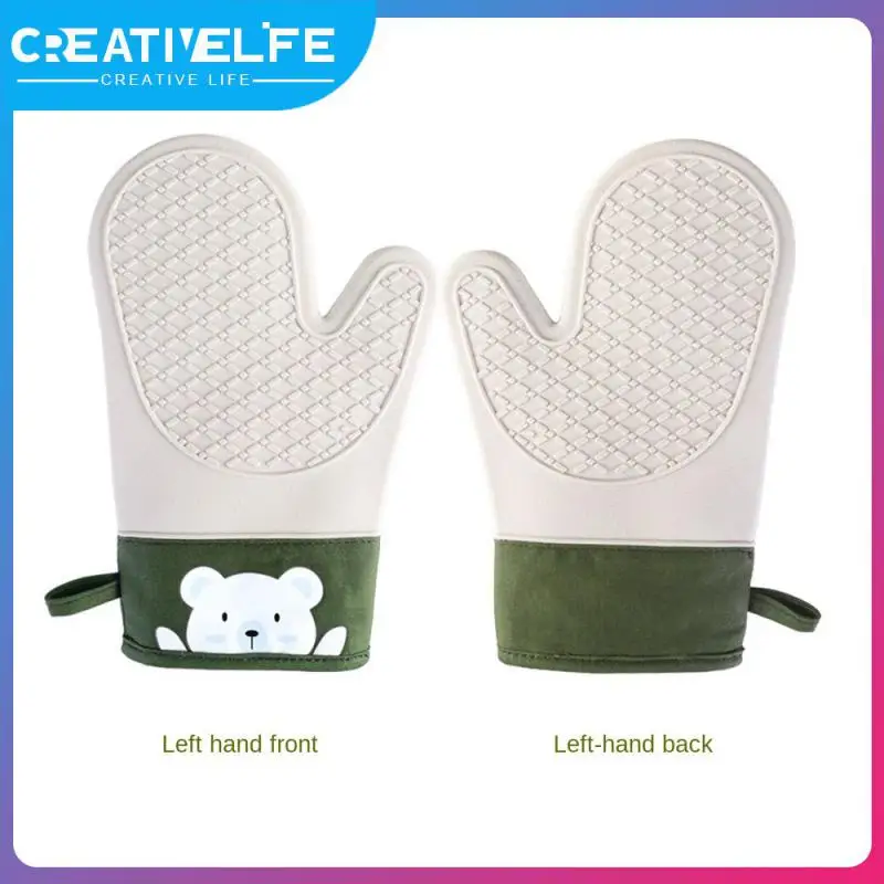 Double-layer Gloves Kitchen Baking Tool Oven Glove Silicone New Microwave Oven Gloves Kitchen Accessories Twill
Double-layer Gloves Kitchen Baking Tool Oven Glove Silicone New Microwave Oven Gloves Kitchen Accessories Twill