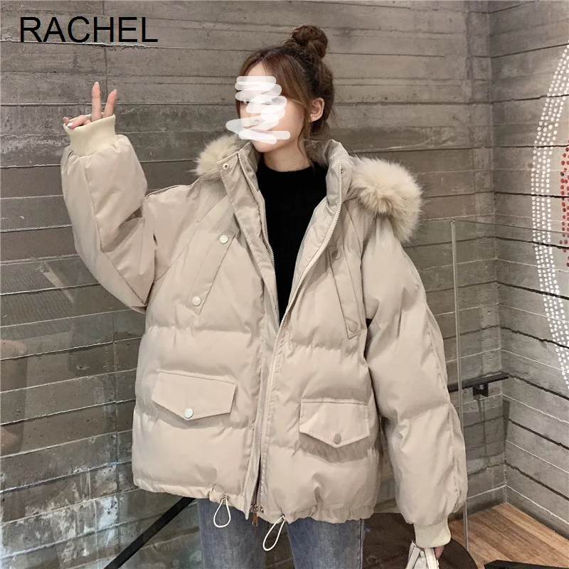 Hooded Cotton Padded Jacket Women's Thickened Warm Cotton Padded Jacket Autumn Winter 2021 Korean Loose Small Bread Rac
Hooded Cotton Padded Jacket Women's Thickened Warm Cotton Padded Jacket Autumn Winter 2021 Korean Loose Small Bread Rac