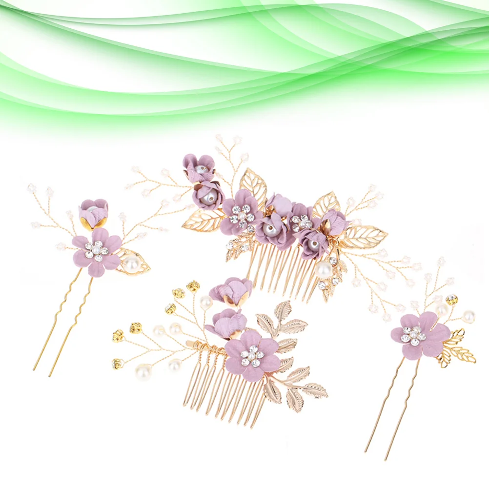 4 Pcs Flower Girl Hair Accessories Wedding Brooch Miss Wedding Hair Pieces Brides
4 Pcs Flower Girl Hair Accessories Wedding Brooch Miss Wedding Hair Pieces Brides