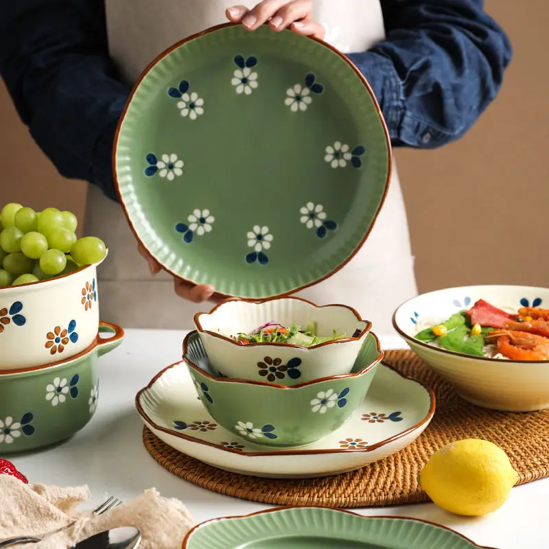 Японская столовая посуда в деревенском стиле WSHYUFEI, бытовая столовая посуда, бинауральные чаши, тарелка для жарки, товары для дома, кухонные ...
Японская столовая посуда в деревенском стиле WSHYUFEI, бытовая столовая посуда, бинауральные чаши, тарелка для жарки, товары для дома, кухонные ...