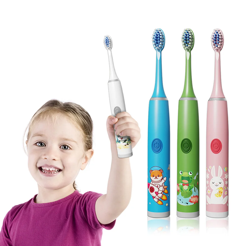 Battery Kids Electric Toothbrush Soft Toothbrush Sonic Vibration Teeth Cleaning Devices IPX7 Waterproof Travel Tooth Brushes
Battery Kids Electric Toothbrush Soft Toothbrush Sonic Vibration Teeth Cleaning Devices IPX7 Waterproof Travel Tooth Brushes