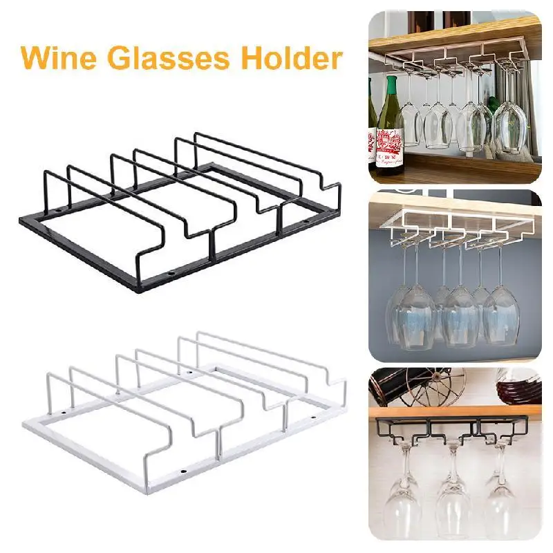 Accessory Wine Glasses Holder Bartender Stemware Hanging Rack Under Cabinet Stemware Organizer Glass Goblet Iron Rack Bar Tool
Accessory Wine Glasses Holder Bartender Stemware Hanging Rack Under Cabinet Stemware Organizer Glass Goblet Iron Rack Bar Tool