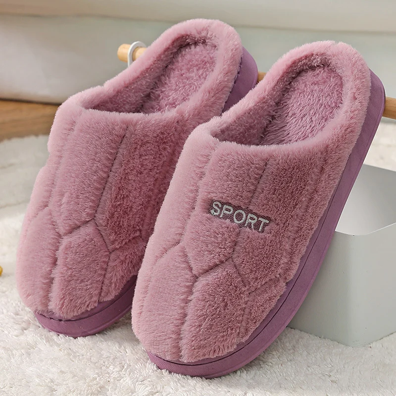 Women Winter Warm Fur Slippers Couples House Non-slip Soft Shoes Men Comfort Flat Heel Home Indoor Bedroom patillas Casa Mujer
Women Winter Warm Fur Slippers Couples House Non-slip Soft Shoes Men Comfort Flat Heel Home Indoor Bedroom patillas Casa Mujer
