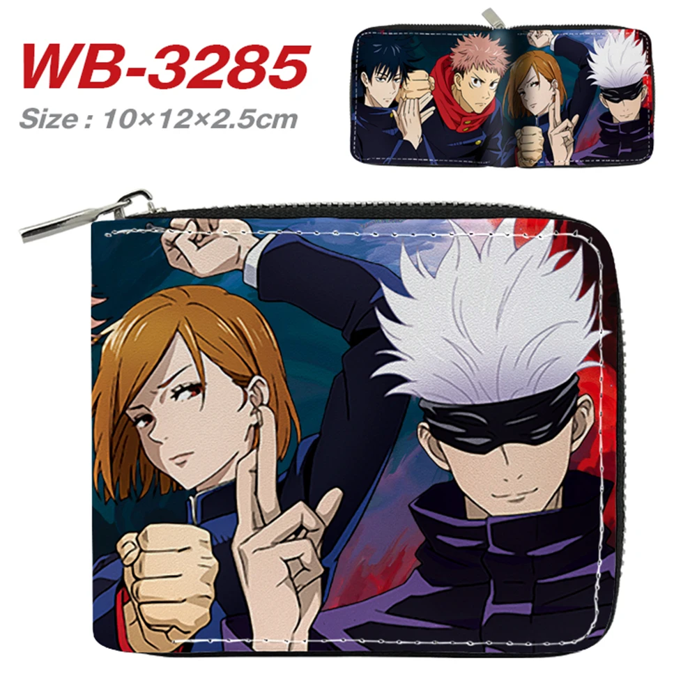 Anime Jujutsu Kaisen Print PU Wallet Zipper Cartoon Card Pack Photo Holder Boys Girls Student Purse Short Coin Bag Pocket Gifts 
Anime Jujutsu Kaisen Print PU Wallet Zipper Cartoon Card Pack Photo Holder Boys Girls Student Purse Short Coin Bag Pocket Gifts