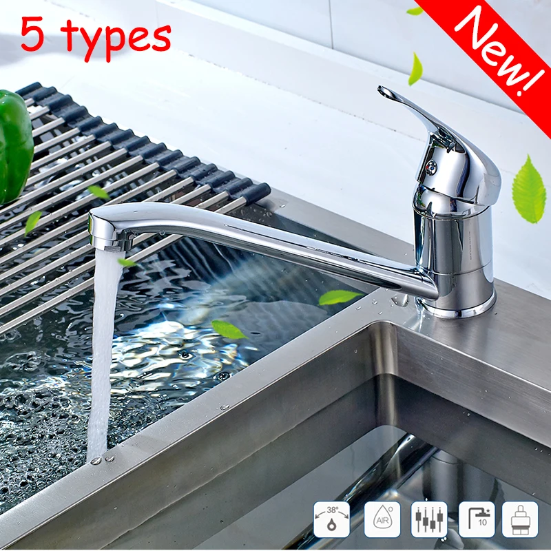 2022 New Chrome Classic Stylish Kitchen Faucet Elegant Solid Brass Single Handle Cold&Hot Water Mixer Tap 360 Degree Rotation
2022 New Chrome Classic Stylish Kitchen Faucet Elegant Solid Brass Single Handle Cold&Hot Water Mixer Tap 360 Degree Rotation