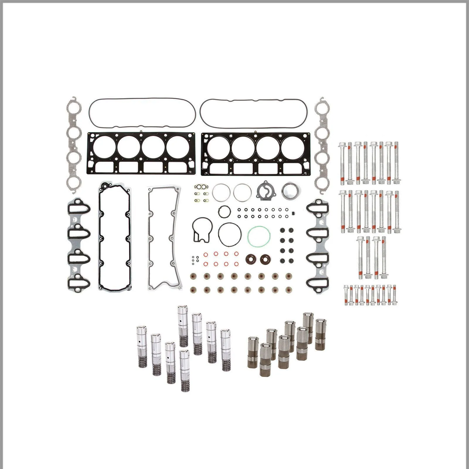 Head Gasket Set Head Bolts Lifters Fit 04-07 Cadillac Hummer GMC Chevrolet 6.0
Head Gasket Set Head Bolts Lifters Fit 04-07 Cadillac Hummer GMC Chevrolet 6.0
