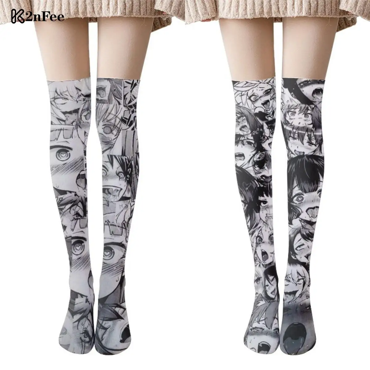 1Pair Anime Cosplay Printed Stockings Lolita Gothic Overknee Tights Socks Long Knee Stockings Sexy Costume Women Girls Socks 
1Pair Anime Cosplay Printed Stockings Lolita Gothic Overknee Tights Socks Long Knee Stockings Sexy Costume Women Girls Socks