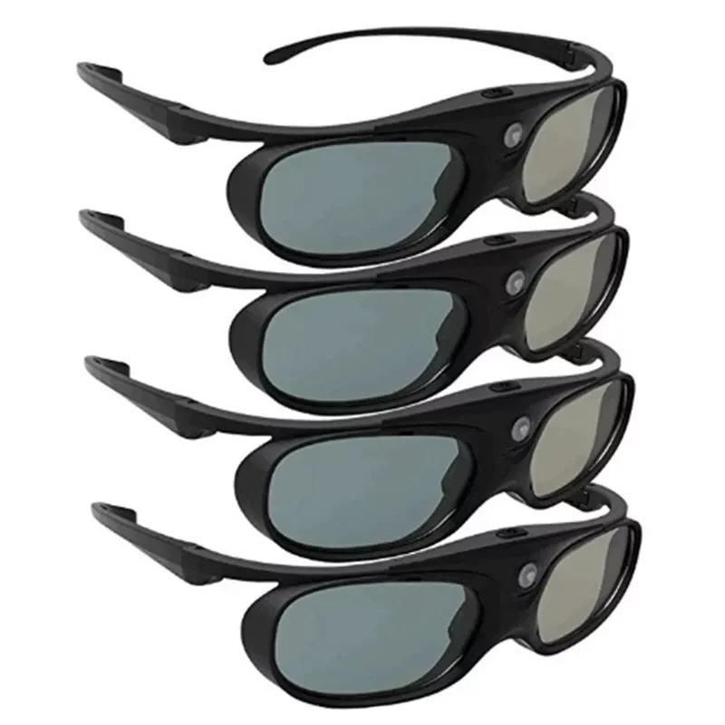 4 PCS Active Shutter 3D Glasses for DLP Link 96-144HZ with Optama // // DLP Link Projectors
4 PCS Active Shutter 3D Glasses for DLP Link 96-144HZ with Optama // // DLP Link Projectors
