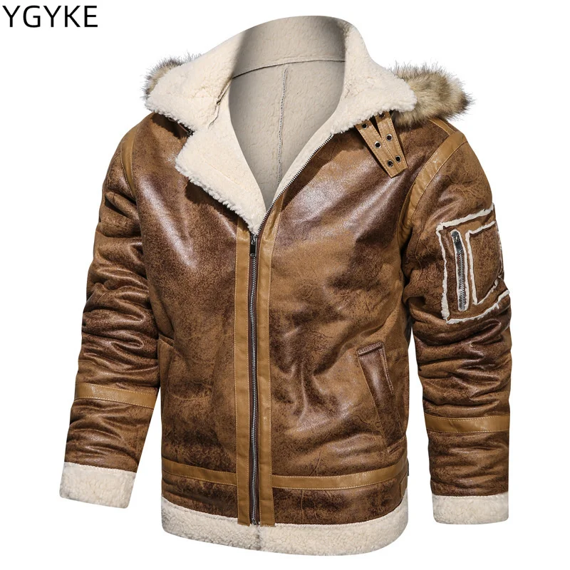 2022 Autumn and Winter New Fleece Thickened Hooded Leather Jacket Casual Fur Collar Trend Jacket Fur One Fashion Jacket
2022 Autumn and Winter New Fleece Thickened Hooded Leather Jacket Casual Fur Collar Trend Jacket Fur One Fashion Jacket