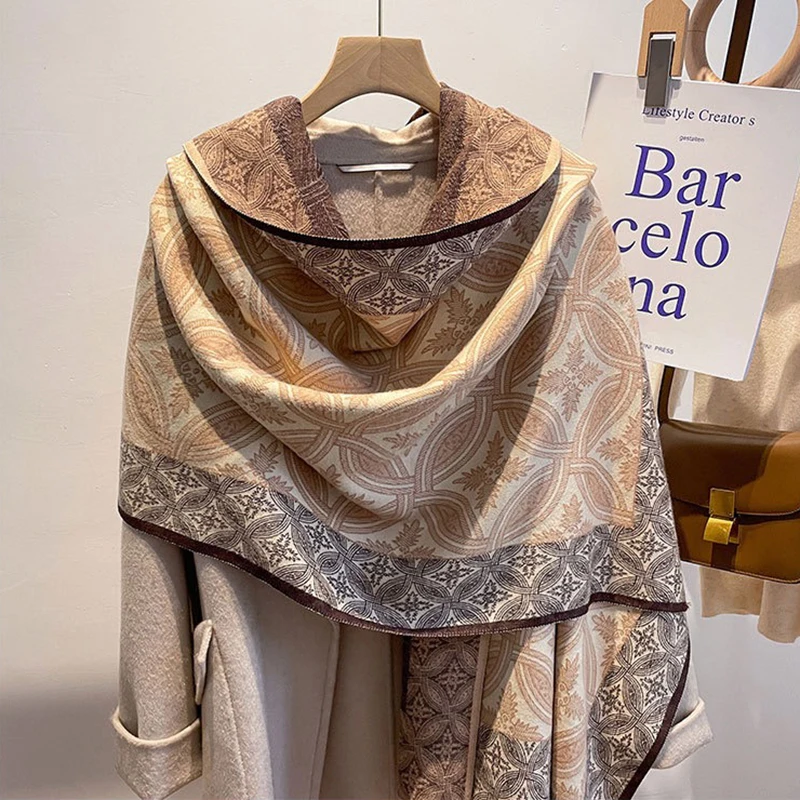 Women's Winter Scarf Luxury Design Cashmere Warm Scarf Women's Luxury Thickened Soft Shawl Wrap Gift
Women's Winter Scarf Luxury Design Cashmere Warm Scarf Women's Luxury Thickened Soft Shawl Wrap Gift