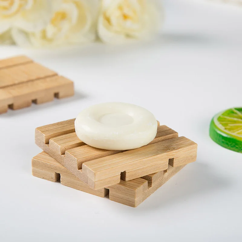Creative bamboo soap box Simple wooden soap dish Essential oil soap rack Drain soap holder
Creative bamboo soap box Simple wooden soap dish Essential oil soap rack Drain soap holder