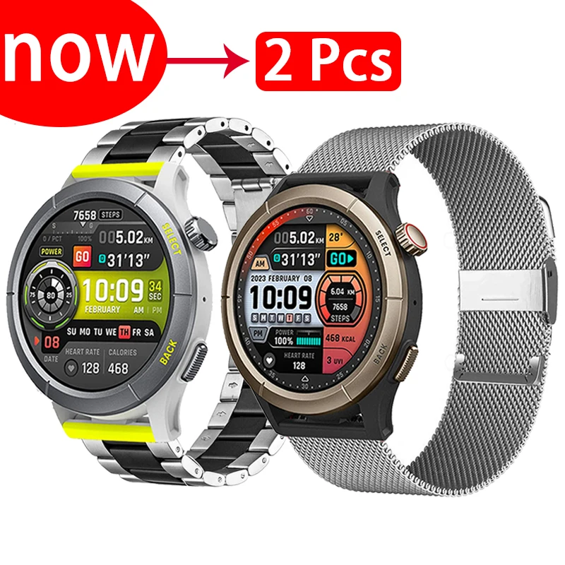 Ремешок из нержавеющей стали для часов Amazfit Cheetah Pro, металлический браслет для часов Amazfit Cheetah (круглый), ремешок для часов GTS 4/4 Mini
Ремешок из нержавеющей стали для часов Amazfit Cheetah Pro, металлический браслет для часов Amazfit Cheetah (круглый), ремешок для часов GTS 4/4 Mini