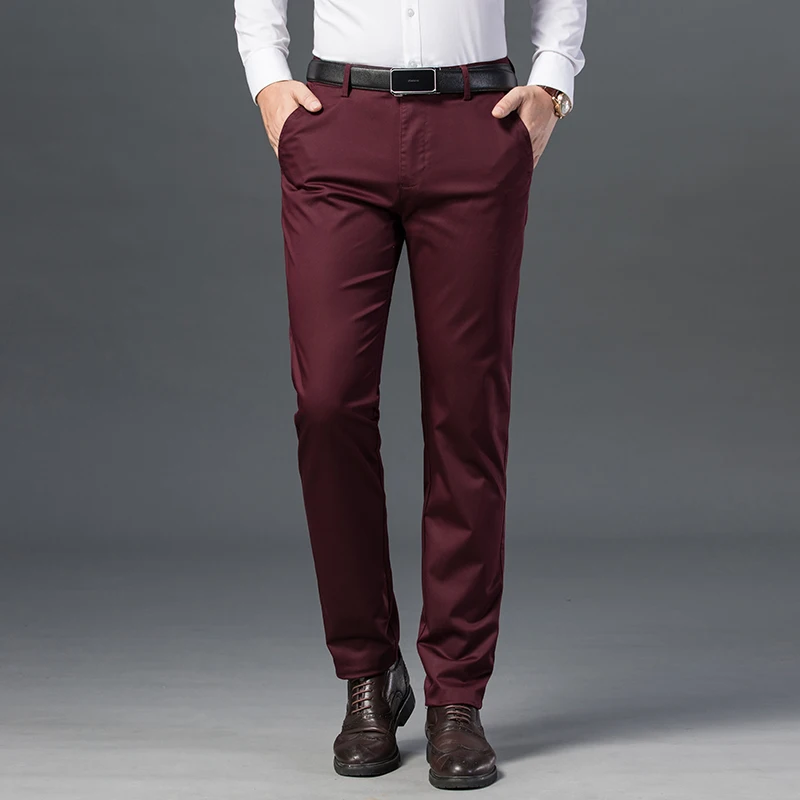2022 Four Seasons New Men'S Business High Waist Casual Pants Fashion Stretch Loose Straight Trousers Male Brand Suit Pants
2022 Four Seasons New Men'S Business High Waist Casual Pants Fashion Stretch Loose Straight Trousers Male Brand Suit Pants
