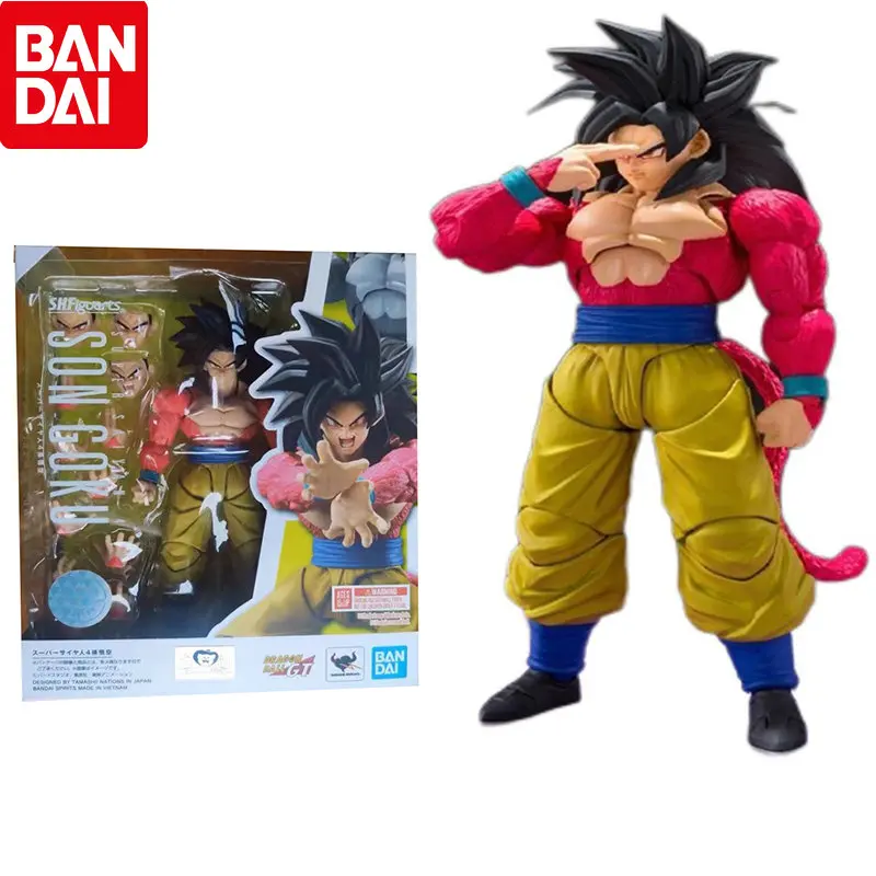 Original Bandai Dragon Ball GT SHF Super Saiyan 4 SON GOKU Anime Figure 15cm PVC Model Action Figures Kids Toys Collection
Original Bandai Dragon Ball GT SHF Super Saiyan 4 SON GOKU Anime Figure 15cm PVC Model Action Figures Kids Toys Collection