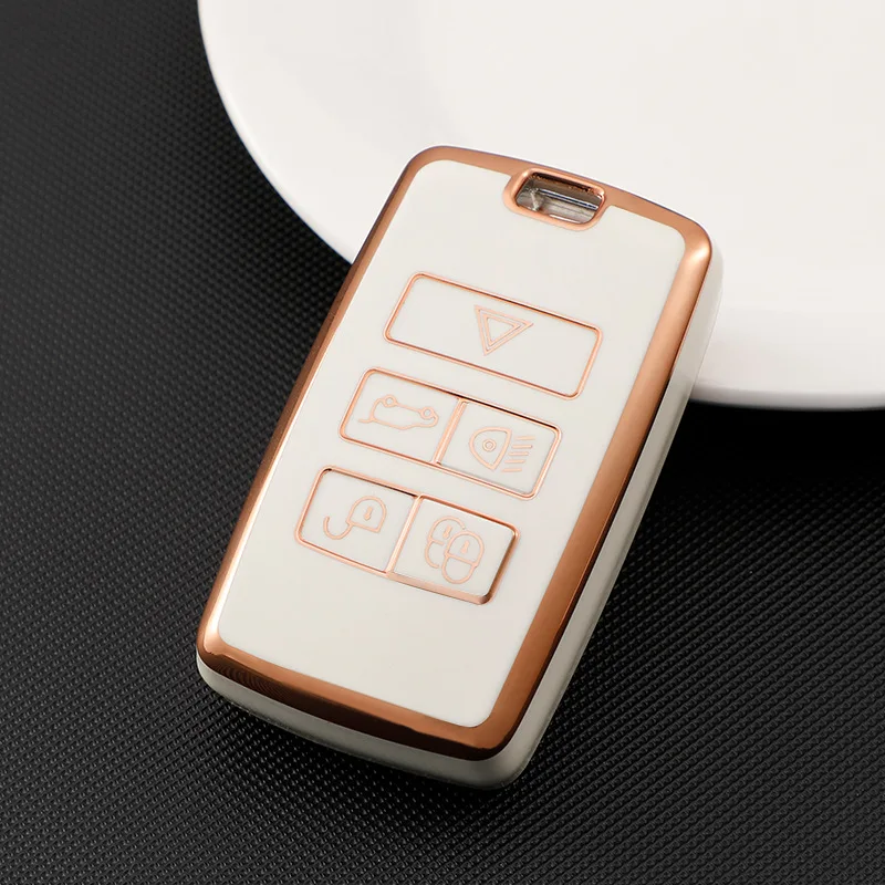 Tpu Car Key Case Cover for For Land Rover Range Rover Evoque Sport Velar Discovery 5 2018 2019 2020 for Jaguar XE I-F-E-PACE XF
Tpu Car Key Case Cover for For Land Rover Range Rover Evoque Sport Velar Discovery 5 2018 2019 2020 for Jaguar XE I-F-E-PACE XF