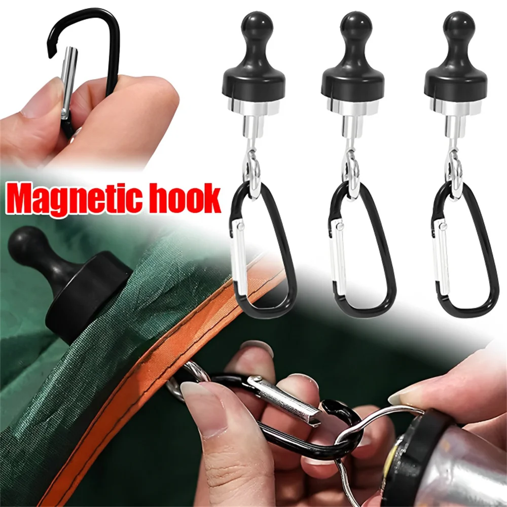 Multipurpose Strong Magnetic Hooks Outdoors Tent Camping Light Hook Magnet Bearing Hanger with D Type Mountaineering Buckle
Multipurpose Strong Magnetic Hooks Outdoors Tent Camping Light Hook Magnet Bearing Hanger with D Type Mountaineering Buckle