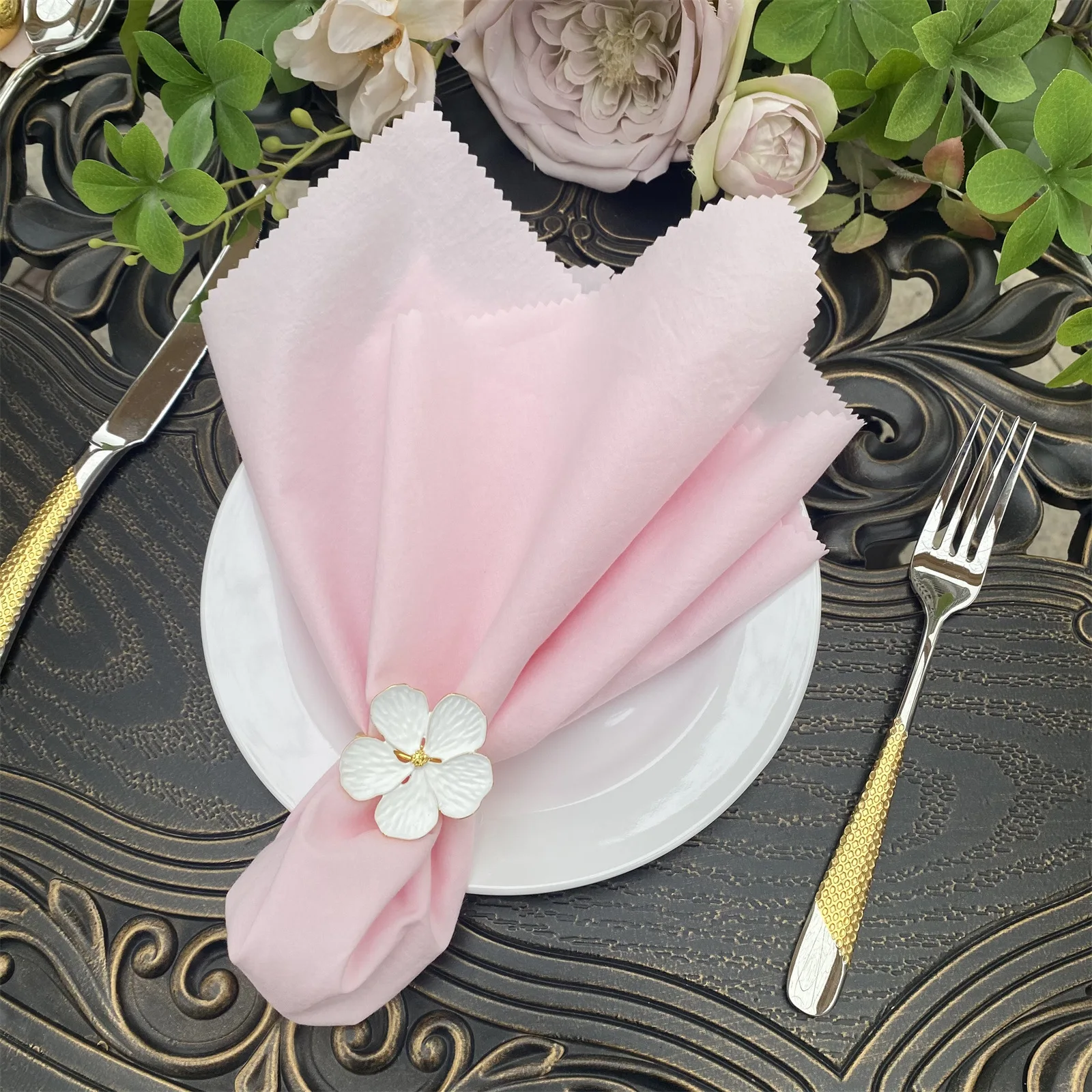 6pcs Tablecloth Serving Napkins Wedding Decoration Table Mat Linens Decoupage Paper Discloth for Kitchen Birthday Runner Design
6pcs Tablecloth Serving Napkins Wedding Decoration Table Mat Linens Decoupage Paper Discloth for Kitchen Birthday Runner Design